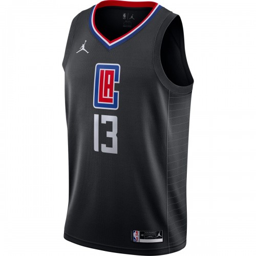 Paul George LA Clippers Jordan Brand 2020/21 Swingman Jersey - Statement Edition - Black