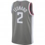 Kawhi Leonard LA Clippers Nike 2020/21 Swingman Player Jersey Gray - Earned Edition