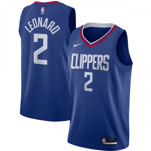 Kawhi Leonard LA Clippers Nike 2020/21 Swingman Jersey - Royal - Icon Edition