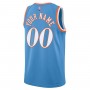 LA Clippers Nike 2021/22 Swingman Custom Jersey - City Edition - Light Blue