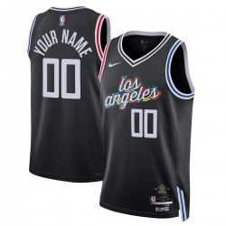 LA Clippers Nike Unisex 2022/23 Swingman Custom Jersey - City Edition - Black LA Clippers Nike Unisex 2022/23 Swingman Custom Jersey - City Edition - Black