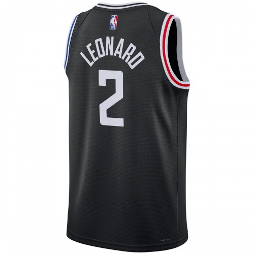 Kawhi Leonard LA Clippers Nike Unisex 2022/23 Swingman Jersey - City Edition - Black
