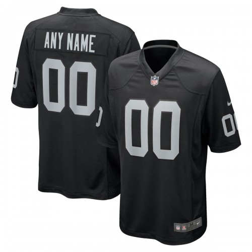 Las Vegas Raiders Nike Custom Game Jersey - Black