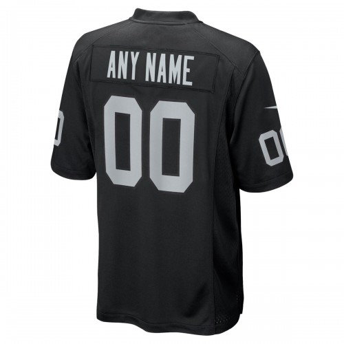 Las Vegas Raiders Nike Custom Game Jersey - Black