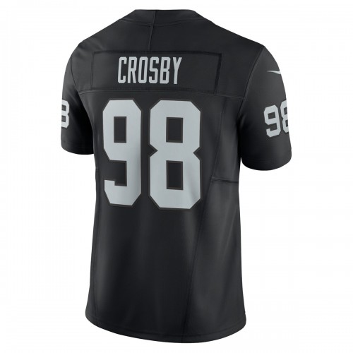 Maxx Crosby Las Vegas Raiders Nike Vapor F.U.S.E. Limited  Jersey - Black