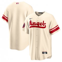 Los Angeles Angels Nike 2022 City Connect Replica Team Jersey - Cream Los Angeles Angels Nike 2022 City Connect Replica Team Jersey - Cream
