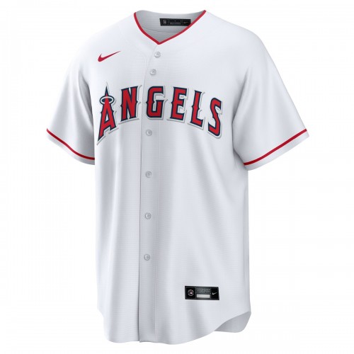 Jaime Barría Los Angeles Angels Nike Home  Replica Player Jersey - White