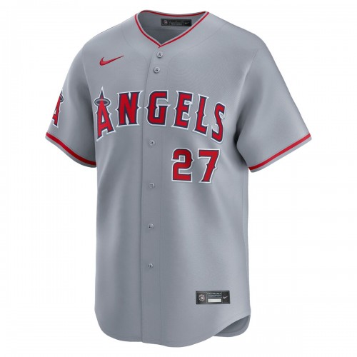 Mike Trout Los Angeles Angels Nike Away Limited Player Jersey - Gray