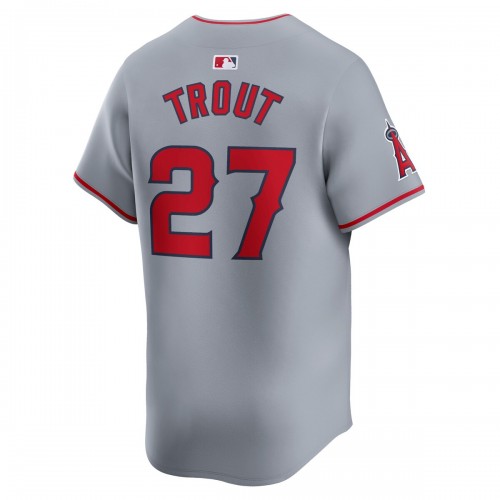 Mike Trout Los Angeles Angels Nike Away Limited Player Jersey - Gray