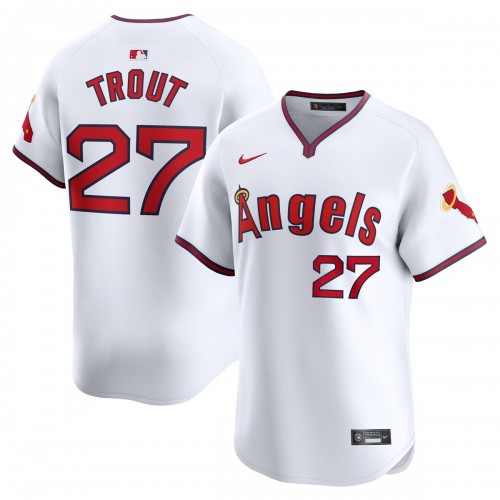 Mike Trout Los Angeles Angels Nike Alternate Limited Player Jersey – White