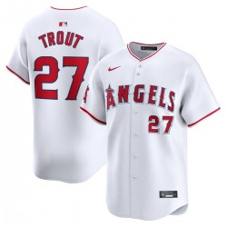Mike Trout Los Angeles Angels Nike Home Limited Player Jersey - White Mike Trout Los Angeles Angels Nike Home Limited Player Jersey - White