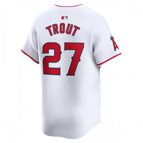 Mike Trout Los Angeles Angels Nike Home Limited Player Jersey - White