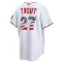 Mike Trout Los Angeles Angels Nike USA 250 Fourth of July Home Stadium Jersey - White
