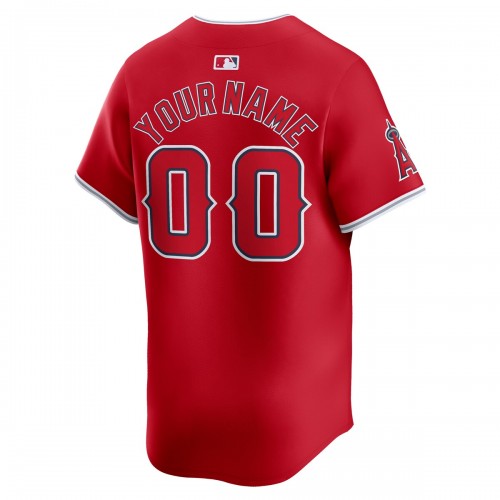 Los Angeles Angels Nike  Alternate Limited Custom Jersey – Red