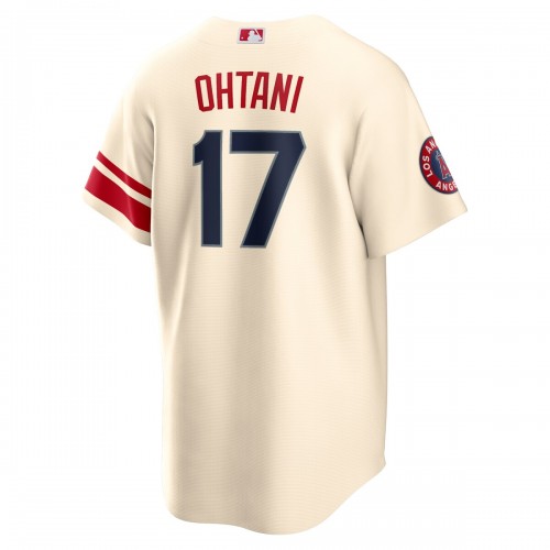Shohei Ohtani Los Angeles Angels Nike 2022 City Connect Replica Player Jersey - Cream