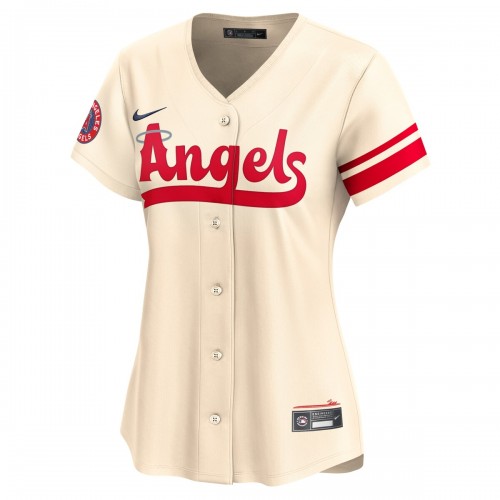 Los Angeles Angels Nike Women's City Connect Limited Jersey - Cream