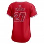 Mike Trout Los Angeles Angels Nike Women's Alternate Limited Player Jersey – Red