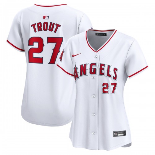 Mike Trout Los Angeles Angels Nike Women's Home Limited Player Jersey - White