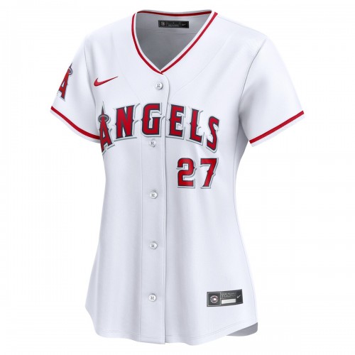 Mike Trout Los Angeles Angels Nike Women's Home Limited Player Jersey - White