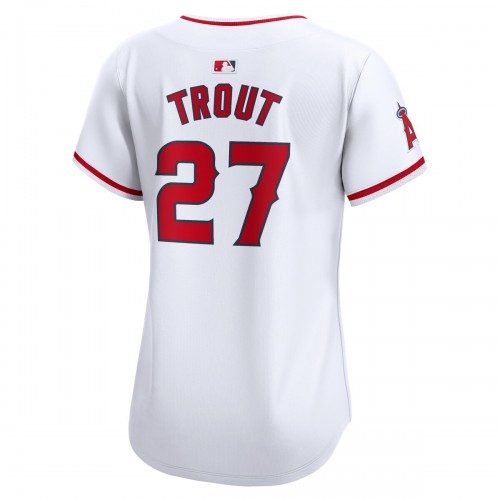 Mike Trout Los Angeles Angels Nike Women's Home Limited Player Jersey - White