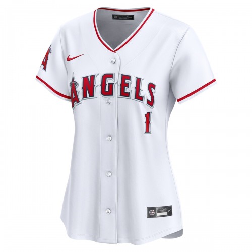 Los Angeles Angels Nike Women's #1 Mom Home Limited Jersey - White