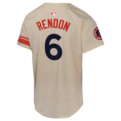 Anthony Rendon Los Angeles Angels Nike Youth City Connect Limited Player Jersey - Cream