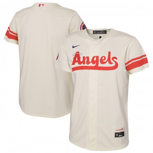 Los Angeles Angels Nike Youth 2022 City Connect Replica Team Jersey - Cream