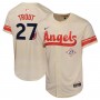 Mike Trout Los Angeles Angels Nike Youth City Connect Limited Player Jersey - Cream