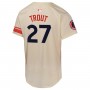 Mike Trout Los Angeles Angels Nike Youth City Connect Limited Player Jersey - Cream