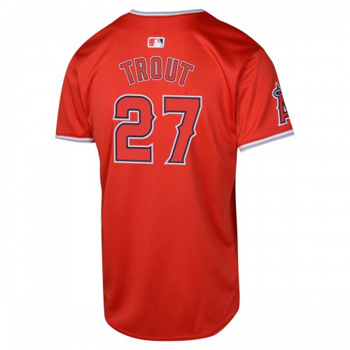 Mike Trout Los Angeles Angels Nike Youth Alternate Limited Player Jersey - Red