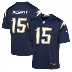 Ladd McConkey Los Angeles Chargers Nike Youth Alternate Super Chargers Game Player Jersey - Navy