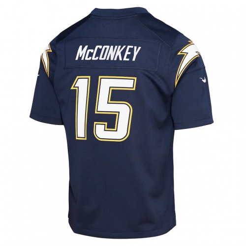 Ladd McConkey Los Angeles Chargers Nike Youth Alternate Super Chargers Game Player Jersey - Navy