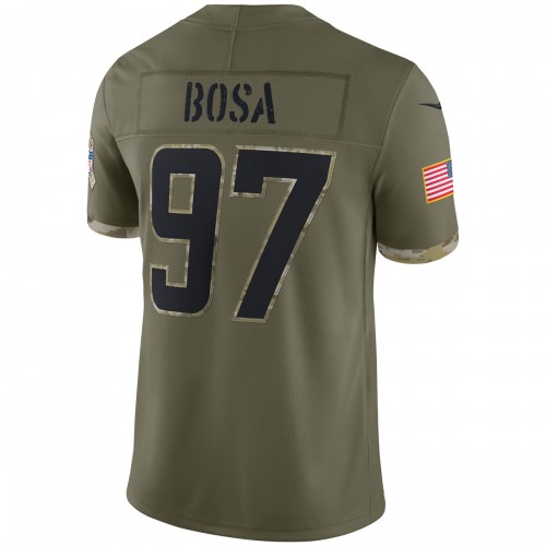 Joey Bosa Los Angeles Chargers Nike 2022 Salute To Service Limited Jersey - Olive
