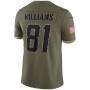 Mike Williams Los Angeles Chargers Nike 2022 Salute To Service Limited Jersey - Olive