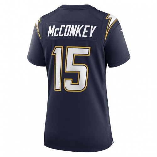 Ladd McConkey Los Angeles Chargers Nike Women's Alternate Super Chargers Game Jersey - Navy