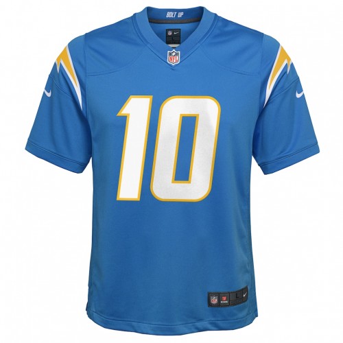 Justin Herbert Los Angeles Chargers Nike Youth Game Jersey - Powder Blue