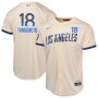 Yoshinobu Yamamoto Los Angeles Dodgers Nike Youth 2024 City Connect Limited Player Jersey - Cream