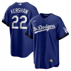 Clayton Kershaw Los Angeles Dodgers Nike 2021 City Connect Replica Player Jersey - Royal Clayton Kershaw Los Angeles Dodgers Nike 2021 City Connect Replica Player Jersey - Royal