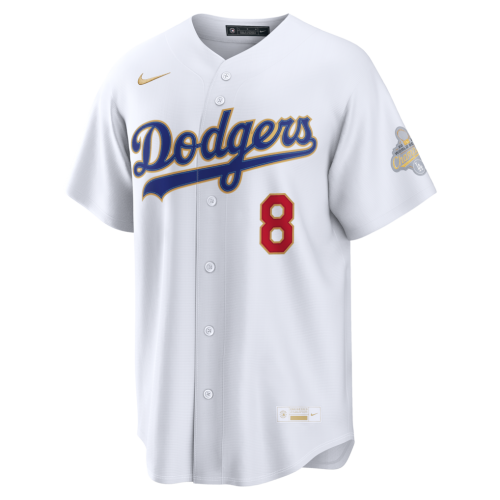 Enrique Hernández Los Angeles Dodgers Nike 2026 Gold Collection Stadium Jersey - White Enrique Hernández Los Angeles Dodgers Nike 2026 Gold Collection Stadium Jersey - White