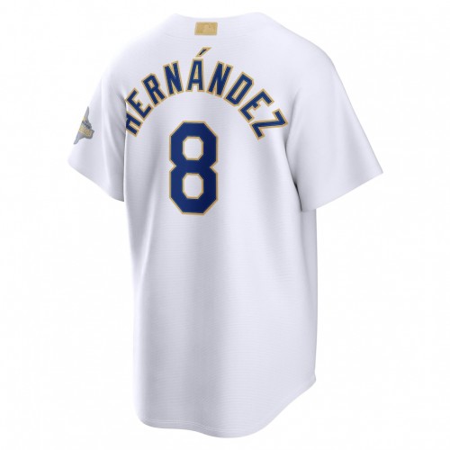 Enrique Hernández Los Angeles Dodgers Nike 2026 Gold Collection Stadium Jersey - White Enrique Hernández Los Angeles Dodgers Nike 2026 Gold Collection Stadium Jersey - White