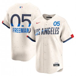 Freddie Freeman Los Angeles Dodgers Nike 2024 City Connect Limited Player Jersey - Cream Freddie Freeman Los Angeles Dodgers Nike 2024 City Connect Limited Player Jersey - Cream