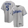 Freddie Freeman Los Angeles Dodgers Nike Road Replica Player Jersey - Gray