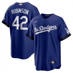 Jackie Robinson Los Angeles Dodgers Nike City Connect Replica Player Jersey - Royal Jackie Robinson Los Angeles Dodgers Nike City Connect Replica Player Jersey - Royal