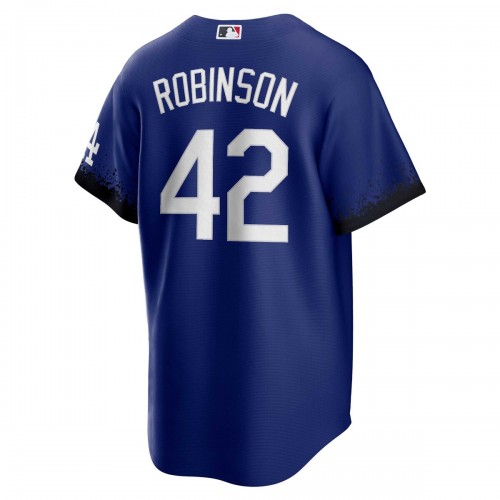 Jackie Robinson Los Angeles Dodgers Nike City Connect Replica Player Jersey - Royal