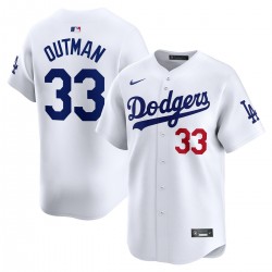 James Outman Los Angeles Dodgers Nike Home Limited Player Jersey - White James Outman Los Angeles Dodgers Nike Home Limited Player Jersey - White