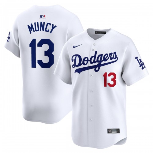 Max Muncy Los Angeles Dodgers Nike Home Limited Player Jersey - White