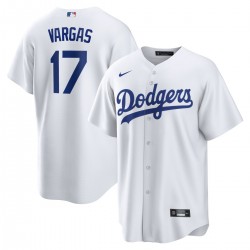 Miguel Vargas Los Angeles Dodgers Nike Replica Player Jersey - White Miguel Vargas Los Angeles Dodgers Nike Replica Player Jersey - White