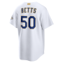 Mookie Betts Los Angeles Dodgers Nike 2026 Gold Collection Stadium Jersey - White Mookie Betts Los Angeles Dodgers Nike 2026 Gold Collection Stadium Jersey - White