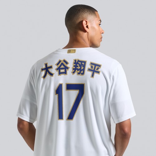 Shohei Ohtani Los Angeles Dodgers Nike 2026 Gold Collection Kanji Stadium Jersey - White