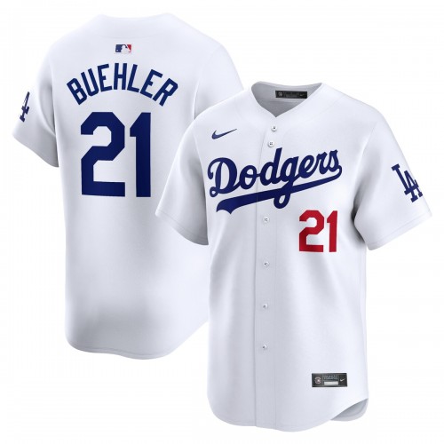 Walker Buehler Los Angeles Dodgers Nike Home Limited Player Jersey - White